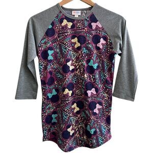 Minnie Mouse LLR Randy T-shirt Purple Blue Gray Yellow XXS NWT 🏷